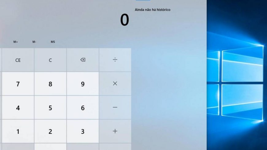 Windows tem calculadora disponível em versões para iOS, Android e web