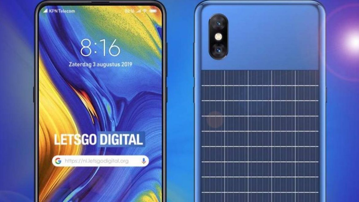 Xiaomi mostra celular com painel solar em nova patente